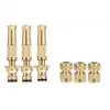 Conector rápido para torneira de 4 pontos 6 pontos conector de passagem de água todo em cobre mangueira para lavagem de carro niple de cobre conector rápido niple para lavagem de carro