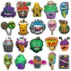 Dibujos Animados de Terror Transfronterizos Calavera Halloween Zuecos Encantos para Zapatos Accesorios para Zapatos DIY Caucho Suave de PVC Versátil