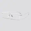 Armazones de Gafas sin Montura Bicolor para Hombre, Titanio Puro Ultraligero, Aptos para Lentes de Graduación, Armazón Cuadrado Simple Elegante para Negocios de Hombre, Modernos