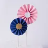Decoración de Pastel de Cumpleaños Infantil Flor de Papel Mini Festiva Tarjeta de Girasol Fiesta de Horneado Mesa de Postres Celebridad de Internet