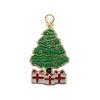 Mix 56 Gota de Natal Óleo Liga DIY Jóias Acessórios Papai Noel Boneco de Neve Sino Alce Pulseira Pingente