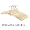Perchas de Madera Yx Hotel Versión Engrosada para Uso en Casa, Perchas de Madera Antideslizantes para Pantalones, Perchas Vintage de Madera Maciza para Ropa