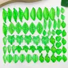 Paquete de materiales para accesorios de pendientes DIY, accesorio para el cabello de estilo antiguo, colgante de hoja con efecto plateado de color, acrílico naranja aleatorio de 50g