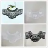 Directo de fábrica poliéster cuello ligero cuello de encaje bordado accesorios de ropa bordado costura a mano pegatinas de tela