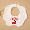 Toalla de saliva de gasa de seis capas clase a bolsillo para comida de niños babero de pétalo de algodón para bebé babero de algodón para recién nacido