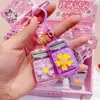 Colgante Calculadora Creativo de Cachorro con Flor de Cerezo, Calculadora Mini Portátil Silenciosa, Calculadora Colgante de Alto Valor para Estudiantes