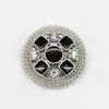 Botones de metal para camisa de mujer estilo pequeño fragante al por mayor, con botones de diamantes, botones decorativos para suéter de cárdigan de punto