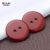 Láser de Tinte Personalizado Dos Ojos Resina Botón de Pan Ropa de Punto Camisa Botón Redondo Ropa para Niños Botón Versátil