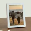 Suporte de Mesa Redondo em Madeira Maciça para Exibição de Fotos, Impressão e Personalização, Transformado em Porta-Retrato de Álbum 678 Vazio com Acabamento de Alto Padrão