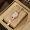 2026 Nuevo Reloj Pulsera Casual Transfronterizo Compacto y Elegante para Mujer, Reloj de Cuarzo Decorativo de Aleación, Venta al por Mayor desde el Fabricante