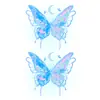 Pegatinas de Tatuaje de Mariposas de Colores al por Mayor Impermeables y de Larga Duración Pegatinas Combinadas de Mariposas Acuarela Soñadoras para Pecho, Cintura y Brazos