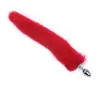 Rabo de Raposa Imitação, Rabo Artificial Cabelo Plug Anal de Metal, Produtos Adultos, Brinquedo Sexual para Estimulação do Ponto G Atacado