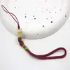 2025 Nuevo Otoño e Invierno Hecho a Mano Tejido Lanyard para Teléfono Móvil Gato de Dibujos Animados Estilo Muñequera Largo Portátil Colgante para Coche