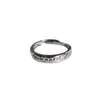 Anillo Versátil de Personalidad Plateado Galvanizado de Plata S999 de Alta Calidad para Mujer, Joyería de Anillo de Corona con Diamante de Seis Garras de Lujo Ligero