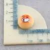 Paquete de Juguetes Alimenticios de Pegamento de Crema DIY de Resina con Forma de Bollo al Vapor Decoraciones de Expresión Mini de Dibujos Animados Parche para Pinza de Pelo