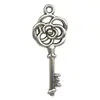 Pendente de Coelho da Páscoa de Prata Antiga DIY Transfronteiriço Acessórios de Liga Chaveiro Acessórios Pingente de Pulseira Colar Brinco