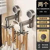Gancho Rotatorio de Ventosa para Cocina Estante de Almacenamiento Montado en Pared Organizador de Almacenamiento para Espátula y Cuchara Resistente