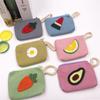 Nueva Calcomanía Chica Fruta Estudiante Monedero de Lona Bolsa Pequeña Regalo Suministro Tienda de 2 Yuanes