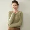 Suéter de Cachemira Suave y Cómodo de Otoño/Invierno para Mujer, Jersey de Cuello Redondo, Suéter de Punto con Trenzas, Suéter Grueso de Manga Larga, Capa Base Interior