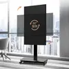 Suporte de TV e Celular Transfronteiriço Universal com Tela Rotativa Horizontal e Vertical Carrinho de Chão com Rodas Tela de Projeção para Conferência ao Vivo
