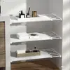 Estante Separador de Armario Estantería Organizadora de Almacenamiento, Estante de Almacenamiento Ahorrador de Espacio para Armario y Closet sin Taladro