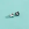 Prata Esterlina S925 Contas Espaçadoras Pequenas Contas Quadradas Torcidas Contas Cilindricas Listradas Pulseira de Corda Trançada DIY Pulseira de Cristal Tubo Reto Pequeno