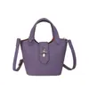Bolsa de cubo texturizada de alta calidad al por mayor para mujer, nuevo estilo verano 2026, color liso, elegante bolsa de hombro, bolso cruzado para madre e hija