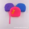 Billetera de Lazo de Silicona Billetera de Silicona Monedero Creativo Billetera con Cremallera de Lazo de Silicona