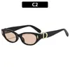 Moda Europea y Americana 2026 Nuevas Gafas de Sol Pequeñas Estilo Ojo de Gato Simples Versátiles Estilo Callejero Mismo Estilo de Influencer Gafas de Moda