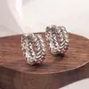 Brincos de Espiga de Trigo Geométricos Minimalistas Novos de Celebridade da Internet Brincos Estilo Minimalista Ins Europeu e Americano de Alta Qualidade Venda por Atacado Transfronteiriça