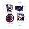 2026 Nuevo Dibujo Animado Americano Broche Metálico Diseño Conmemorativo de Aniversario Insignia Personalizada Creativa Decoración Versátil Transfronterizo