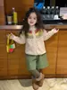 Ropa Infantil Fruta Winnie 2026 Otoño Nuevas Llegadas Ropa Infantil Cárdigan de Punto Floral Retro para Niñas Suéter de Otoño