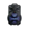 Superventas transfronterizo de 8 pulgadas y 10 W, un pilar para bodas y eventos, con reproducción Bluetooth, micrófono alámbrico y diseño portátil