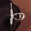 Pinza para el Cabello de Metal para Mujer, Pinza Tiburón de Lujo de Alta Gama, Pasador para Peinados Recogidos, Accesorio para el Cabello con Perlas para la Parte Trasera de la Cabeza