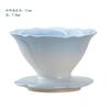Juego de Cafetera Hecha a Mano Utensilio de Café Olla para Compartir Filtro Cerámica Hecha a Mano Café Hogareño Juego Completo Plegable Gradual