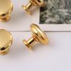 Manijas Personalizadas para Cajones y Puertas de Armario, Manijas de Plástico Simple de un Agujero Estilo Americano, Manijas Doradas en Forma de I para Puertas de Cajón