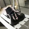 Botas de Couro com Zíper Lateral para Crianças Outono e Inverno Novas Botas Doces para Meninas Botas Simples para Meninas Botas de Solado Macio Médias e Grandes para Crianças