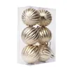 Bolas de Navidad Pintadas a Mano Transfronterizas 6cm/2.36Pulgadas Calabaza Irregular Adornos para Árbol de Navidad Bolas Redondas Pintadas Halloween