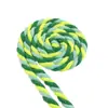 Fornecimento Exclusivo Transfronteiriço 10m em Estoque Corda de Algodão Colorida de Três Fios 6mm Corda Torcida para Macramê Corda de Cor Mista para Artesanato DIY