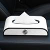 Nueva y famosa caja de pañuelos de gamuza para colgar en la consola central, decoración creativa portátil para coche