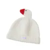 Bonito Patito Sombrero de Punto para Niños Otoño Invierno Bebé Cálido Sombrero de Lana Cortavientos Protección para Orejas Sombrero Unisex Moderno