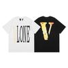 Camiseta deportiva informal de manga corta con estampado en V grande de VLONE, marca de moda transfronteriza europea y americana de 2024, para hombres y mujeres.