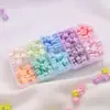 Caja de Particiones de 24 Colores con Granos de Cera para Sellar Fuego Herramientas de Sello de Fuego Juego Completo Granos de Cera de Estilo Multicolor Venta al por Mayor Granos de Cera para Sellar Fuego