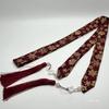 Accesorios Hanfu con falda larga, accesorios para el cabello, banda para el cabello estilo chino para mujer, disfraz de estilo antiguo, tocado de cinta larga roja