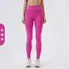 Calça de Yoga Cintura Alta com Sensação de Segunda Pele, Levanta Bumbum, Calça Fitness Escovada para Mulheres, Estilo Europeu e Americano, Bumbum de Pêssego, Emagrecimento, Calça Esportiva Justa