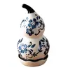 Atacado Novo Porta-Palitos Estilo Chinês para Uso Doméstico, Pote Criativo de Palitos em Forma de Cabaça, Artesanato de Tubo de Palitos de Cerâmica de Alta Estética