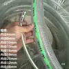 Tubo de fio para enrolar cabo de rede tubo de jardim tubo para lava-rápido tubo de plástico resistente à pressão 4 6 1 polegada tubo de água macio elástico tubo de água para bomba submersível