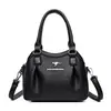 Bolso cubo nuevo para mujer, comercio exterior transfronterizo, bolso de hombro y bandolera de cuero suave de gran capacidad para el día a día, bolso de mano moderno y versátil