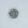 Tela de seda flor de rosa tamaño pequeño estilo coreano ojal accesorios de satén arte cm ramo flor tridimensional morado claro no