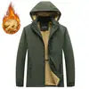 Chaqueta de Talla Europea para Comercio Exterior Transfronterizo para Hombres, Abrigo de Algodón con Forro de Felpa, Ropa Exterior Casual para Exteriores, Chaqueta de Primavera y Otoño para Influencer de Transmisiones en Vivo de Tiktok